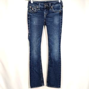 True Religion Boot Cut Blue Jeans - Size 24